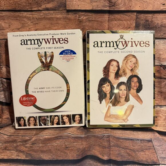 Army Wives Complete Seasons 1 & 2DVD Bundle Lot Lifetime First & Second Set